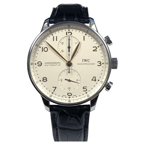 iwc portuguese chronograph wrist woman|iwc portuguese chronograph price.